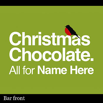 Personalised Christmas Chocolate Bar, 6 of 7