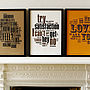 1960'S Letterpress Music Prints Collection, thumbnail 1 of 5