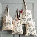 silly slogan tote bag by the joy of ex foundation | notonthehighstreet.com
