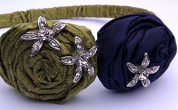 Double Silk Rose Hairband, 3 of 5