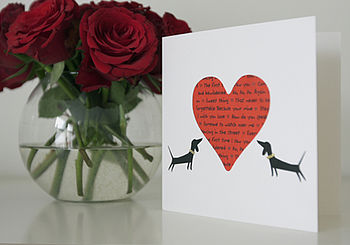 Dachshunds And Heart Card, 3 of 3