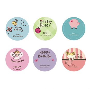 Girl's Personalised Gift Stickers, 2 of 3