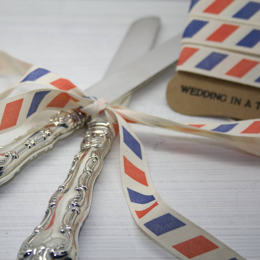 Air Mail Cotton Ribbon, 1 of 3