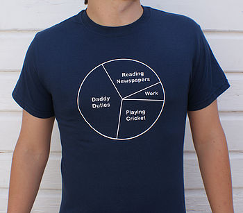 Men's Personalised Pie Chart T Shirt, 3 of 6