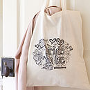 'bride to be' tote bag by solographic art | notonthehighstreet.com