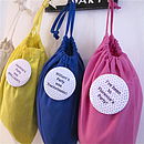 personalised party loot bags with badge by edamay | notonthehighstreet.com