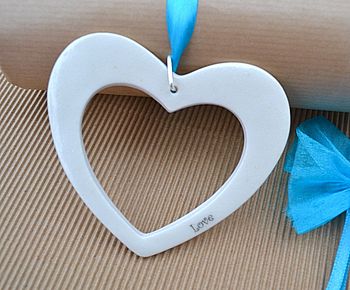 Personalised Porcelain Love Heart, 3 of 9