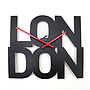London - Typographic City Clock, thumbnail 2 of 5