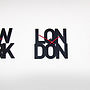 London - Typographic City Clock, thumbnail 5 of 5