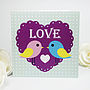 Cutie Love Birds Greeting Card, thumbnail 2 of 2