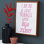 'Love Triangle' Poster, thumbnail 1 of 2