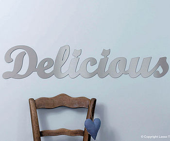 'Delicious' Metal Sign, 2 of 3