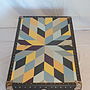 Vintage Star Patterned Quilt Trunk, thumbnail 4 of 5