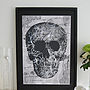 Lace Face Framed Diamante Embellished Artwork, thumbnail 1 of 4
