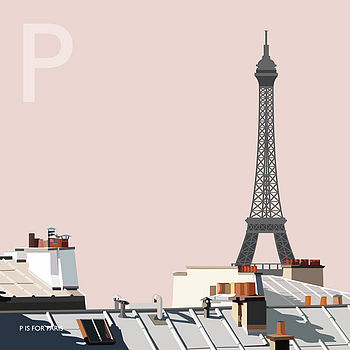 'P is for Paris' Print, 2 of 2