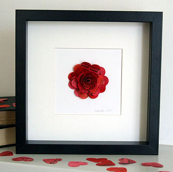 Personalised Red Red Rose Artwork, 5 of 12