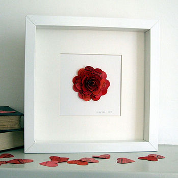 Personalised Red Red Rose Artwork, 8 of 12