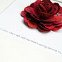 Personalised Red Red Rose Artwork, thumbnail 6 of 12