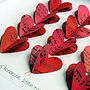 Personalised Heart Strings Artwork In Red, thumbnail 3 of 12