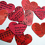 Personalised Heart Strings Artwork In Red, thumbnail 8 of 12
