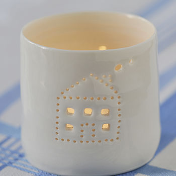 Porcelain House Tea Light, 2 of 5