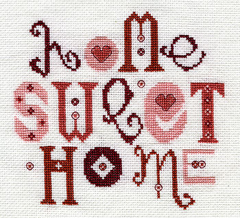'Home Sweet Home' Cross Stitch Kit, 6 of 11