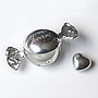 Sterling Silver Sweetheart Keepsake With Heart Charm, thumbnail 2 of 4