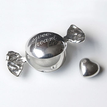 Sterling Silver Sweetheart Keepsake With Heart Charm, 2 of 4