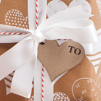 Recycled Heart Shaped Gift Tags, 3 of 3