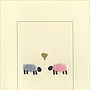 Sheep In Love Greeting Card, thumbnail 3 of 3