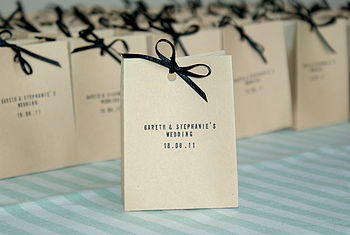Personalised Set Of Ten Favour Bags, 3 of 4
