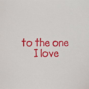 'To The One I Love' Anniversary Card, 2 of 4