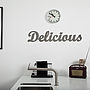 'Delicious' Metal Sign, thumbnail 1 of 3
