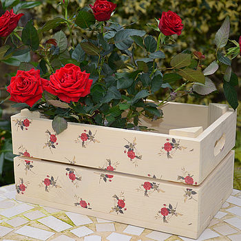 Vintage Rose Gift Crate, 2 of 6