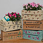 Vintage Rose Gift Crate, thumbnail 3 of 6