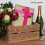 Vintage Rose Gift Crate, thumbnail 4 of 6
