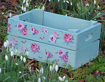 Pink Roses Gift Crate, 3 of 6
