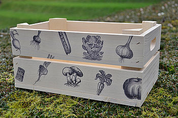 Vintage Style Vegetables Gift Crate, 3 of 6