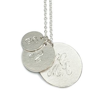 Three Personalised Silver Medal Necklace, 5 of 12