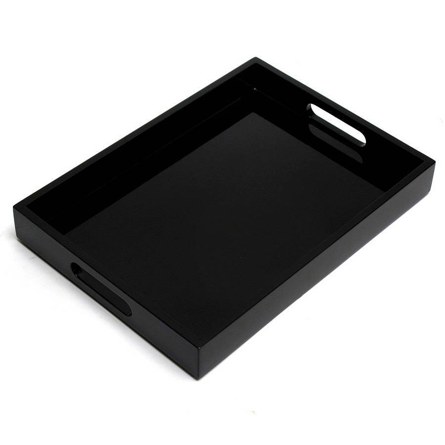 small lacquered drinks tray by nom living | notonthehighstreet.com