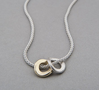Total Honesty Necklace Silver With 18ct Gold, 2 of 5