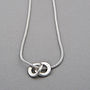 Total Honesty Necklace Silver With 18ct Gold, thumbnail 5 of 5