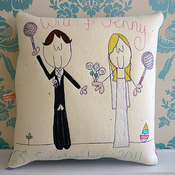 Personalised Wedding Gift Cushion, 10 of 12