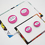 Personalised 'Speech Bubble' Badge Card, thumbnail 2 of 10