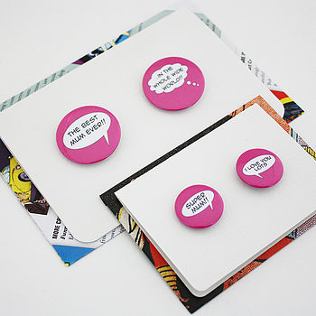 Personalised 'Speech Bubble' Badge Card, 2 of 10