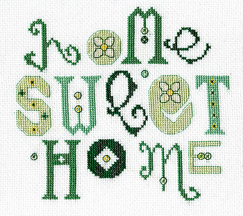 'Home Sweet Home' Cross Stitch Kit, 5 of 11