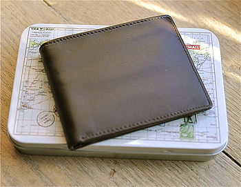 Leather World Map Wallet, 2 of 7