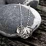 10 Silver Hoops Necklace, thumbnail 3 of 6
