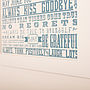'Rules To Live By' Inspirational Graduation Print, thumbnail 6 of 10