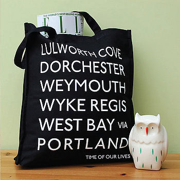 Personalised Destinations Canvas Shopper Bag, 5 of 12